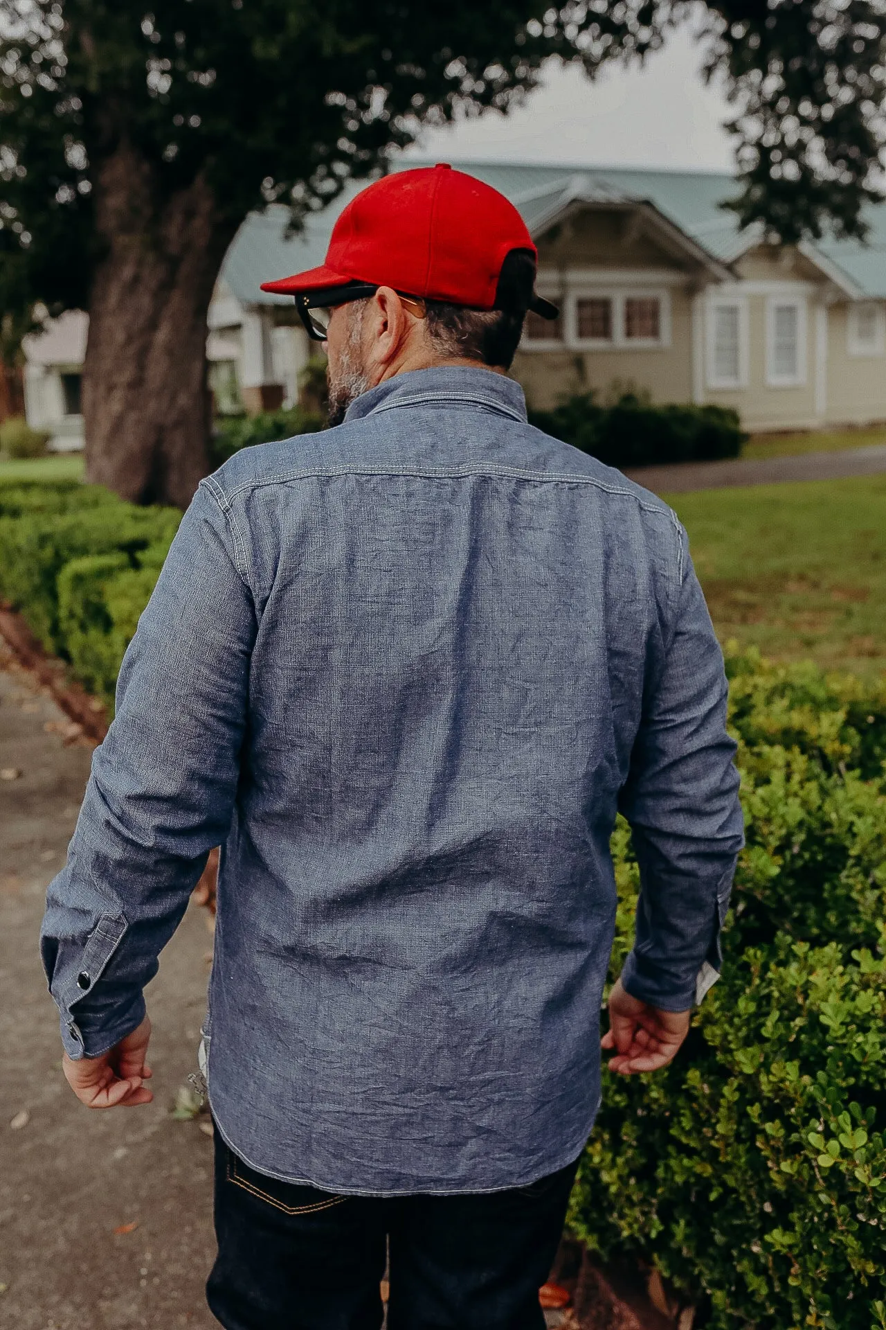 SELVEDGE CHAMBRAY WORK SHIRT (5333A)