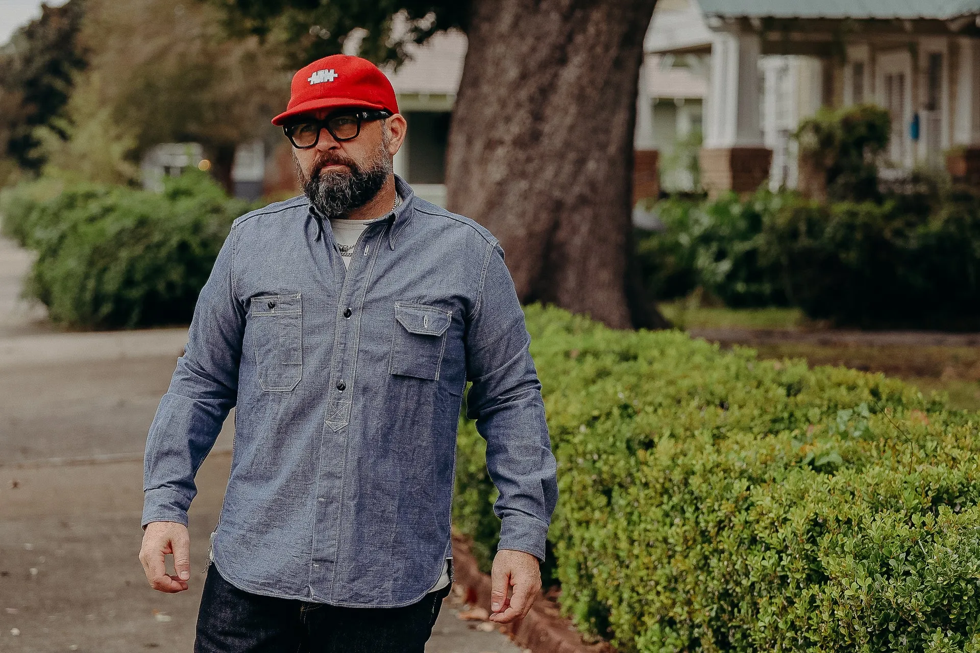 SELVEDGE CHAMBRAY WORK SHIRT (5333A)