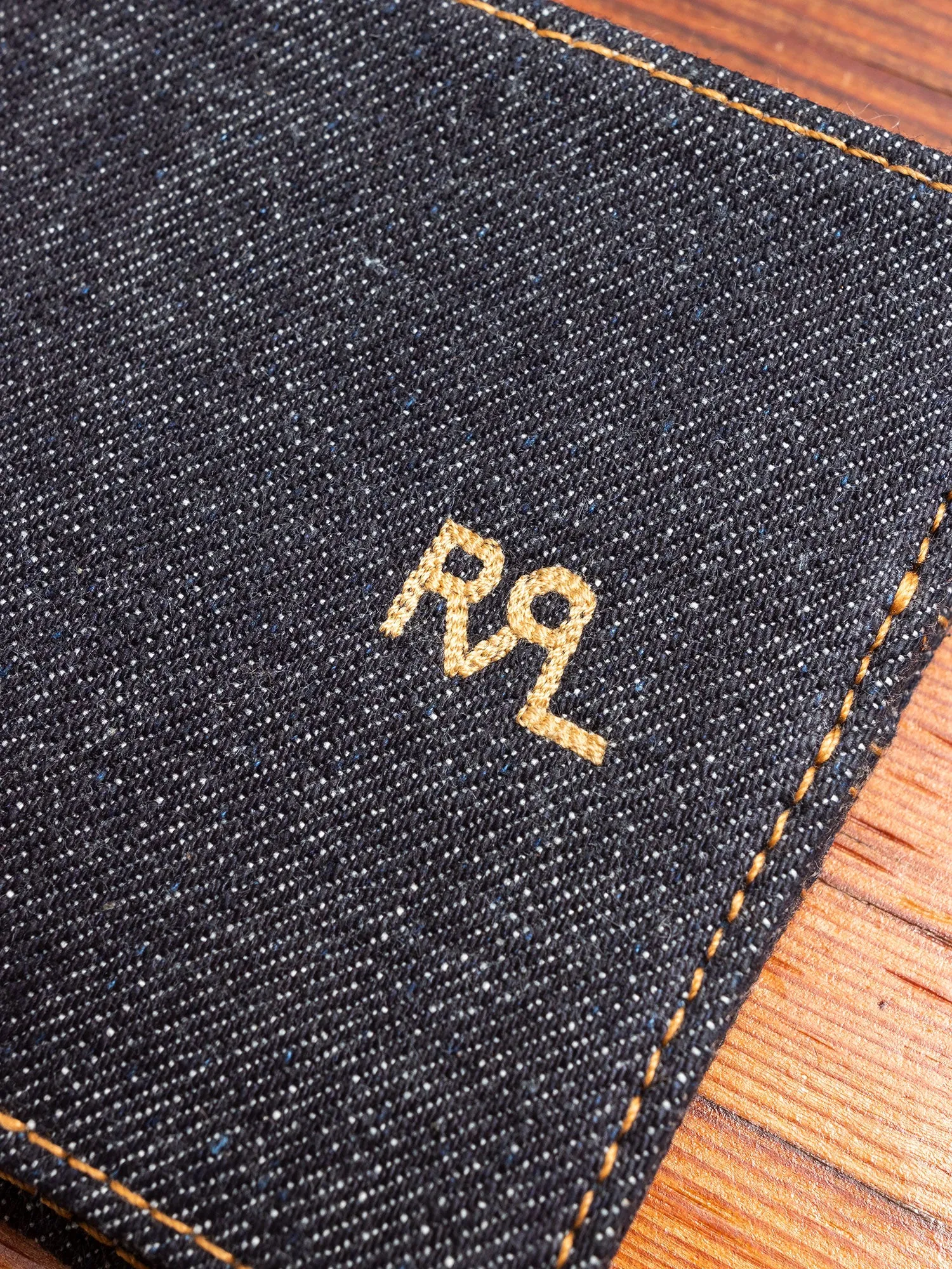 Selvedge Denim Bifold in Indigo