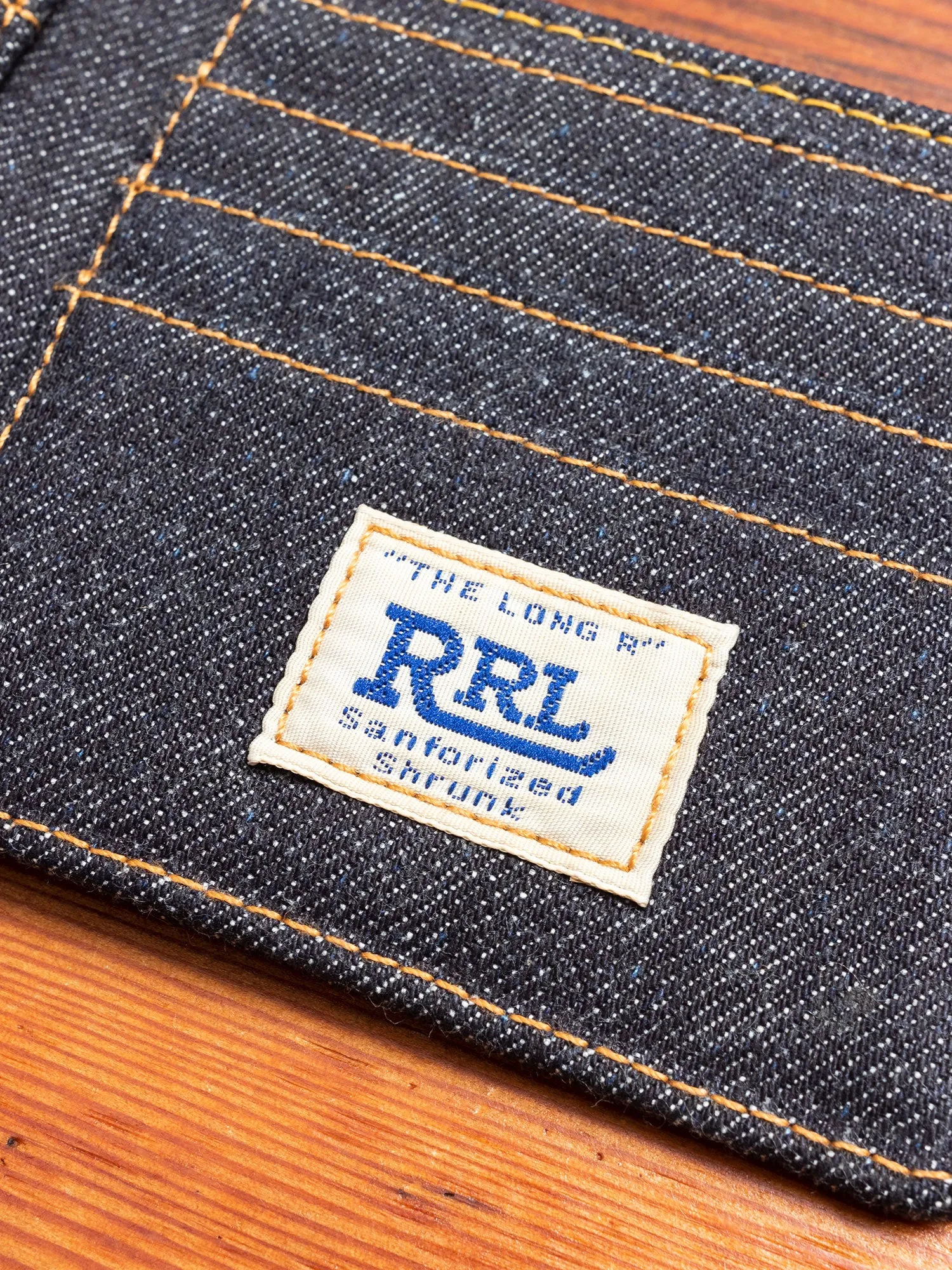 Selvedge Denim Bifold in Indigo