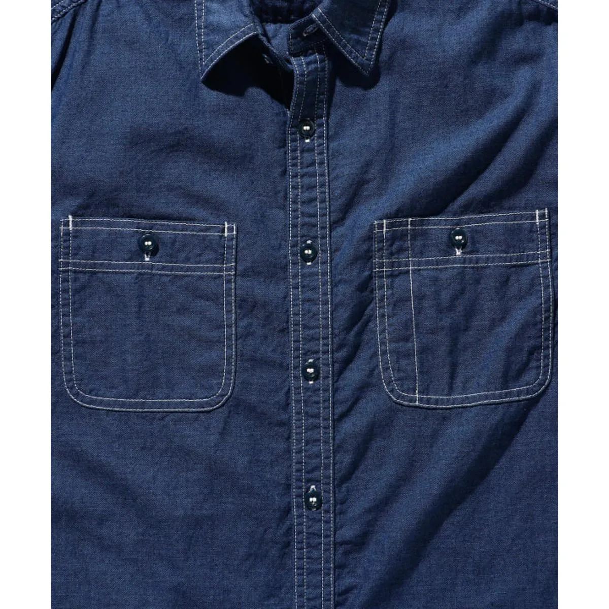 Selvedge Indigo Chambray Work Shirt