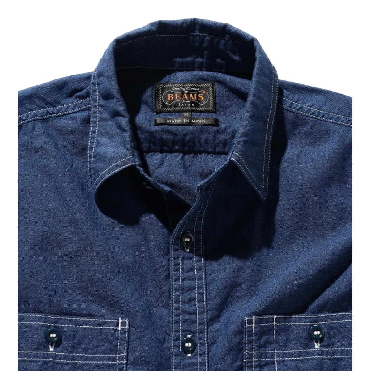 Selvedge Indigo Chambray Work Shirt