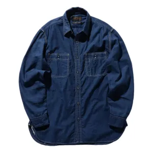 Selvedge Indigo Chambray Work Shirt