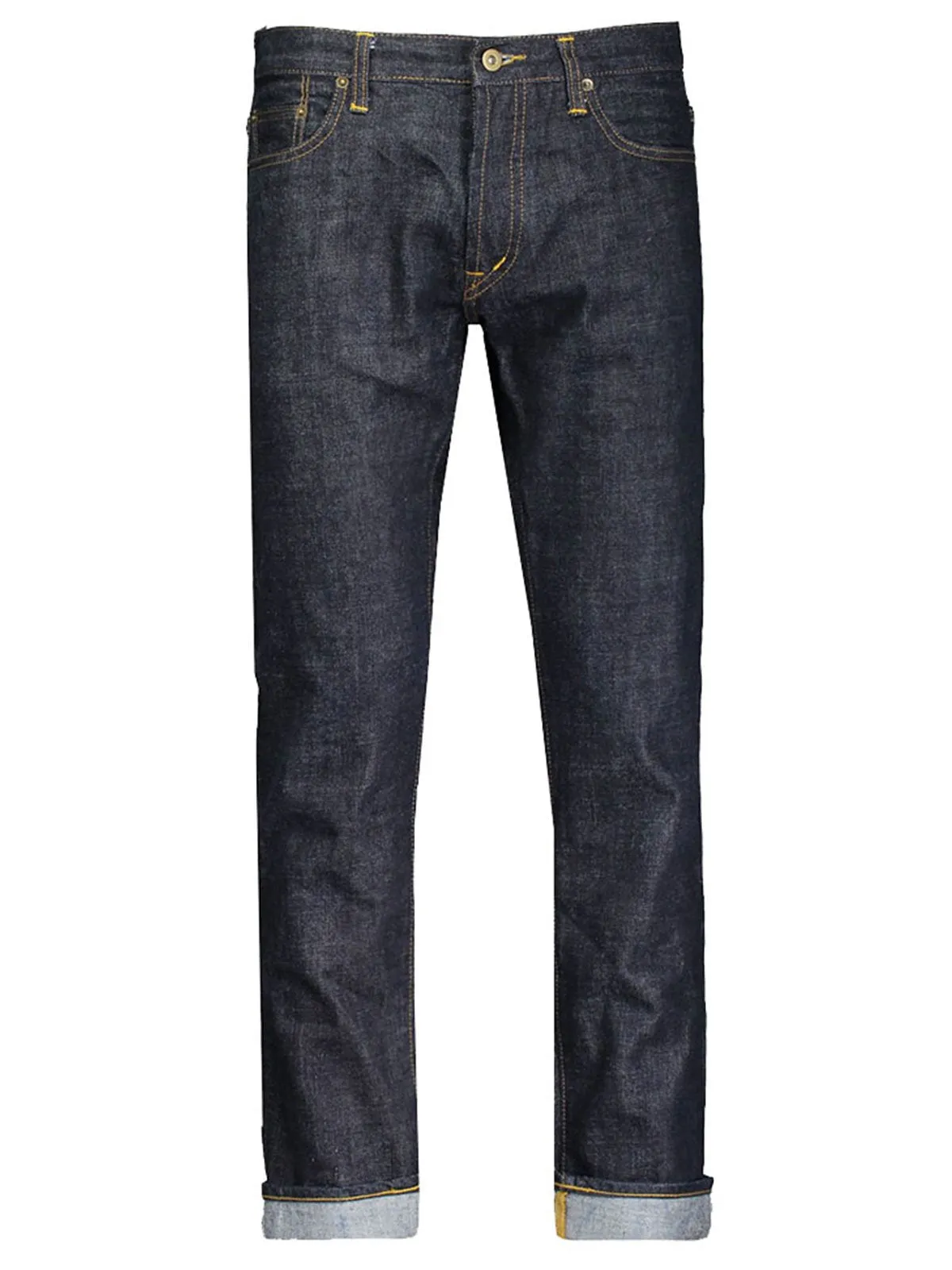 Selvedge Straight Leg Jeans - Indigo