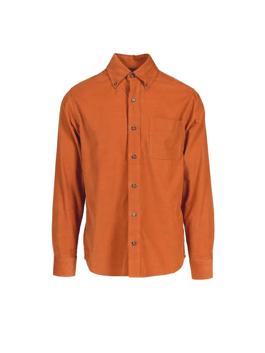 SH2415 Pinwale Corduroy Shirt - Rust