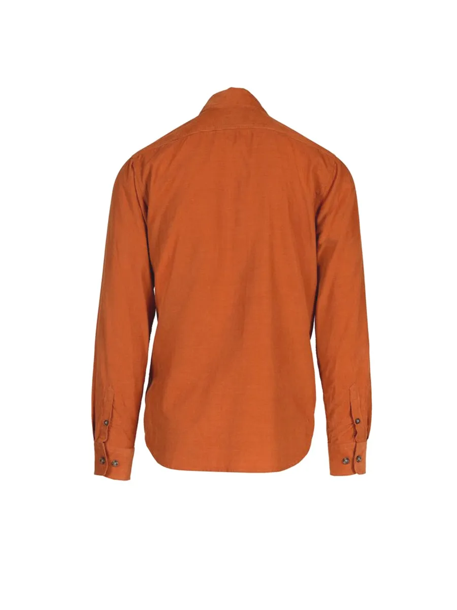 SH2415 Pinwale Corduroy Shirt - Rust