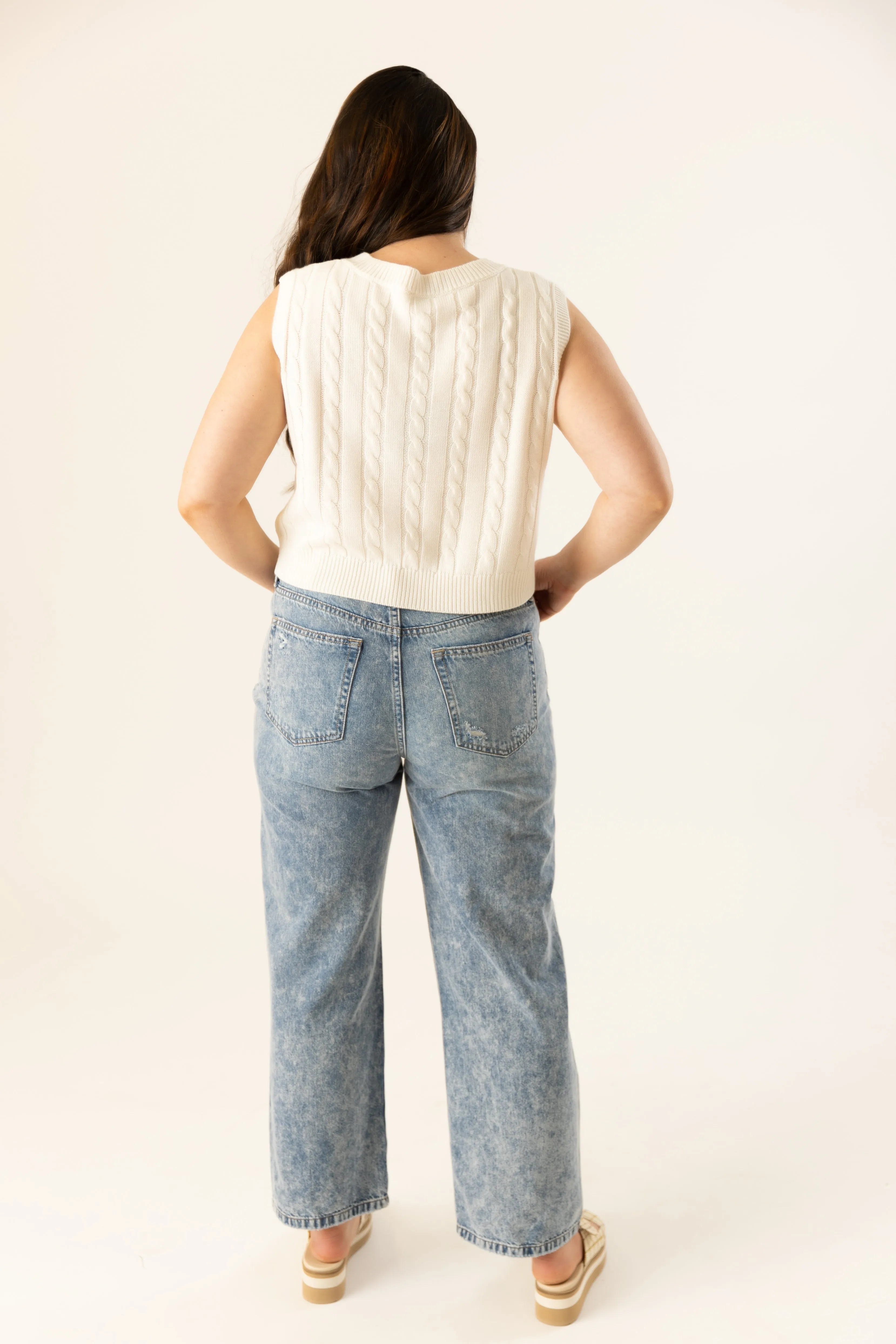 Shandy High Rise Straight Leg Jean