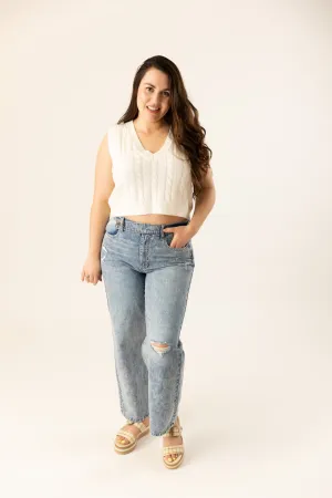 Shandy High Rise Straight Leg Jean