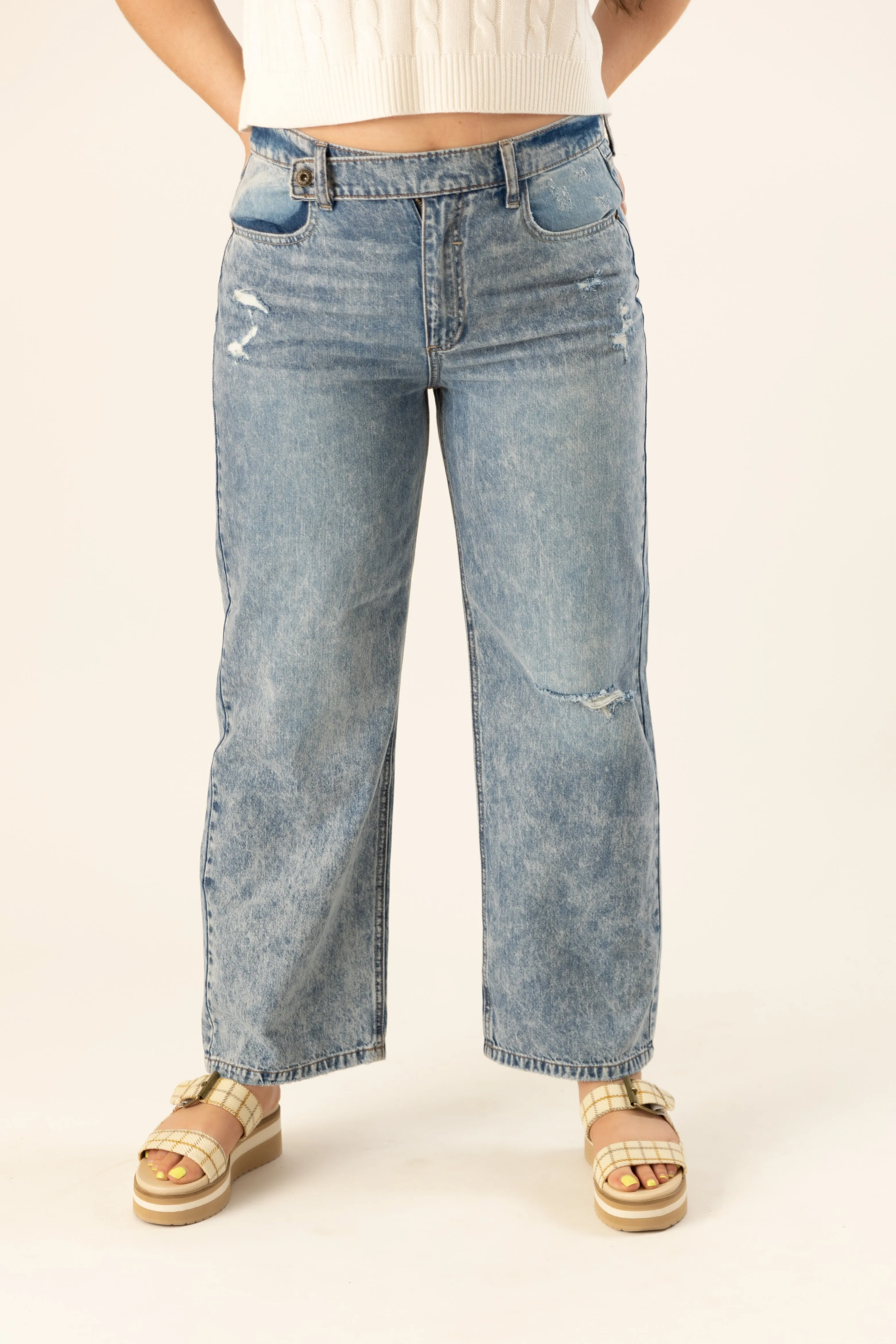 Shandy High Rise Straight Leg Jean