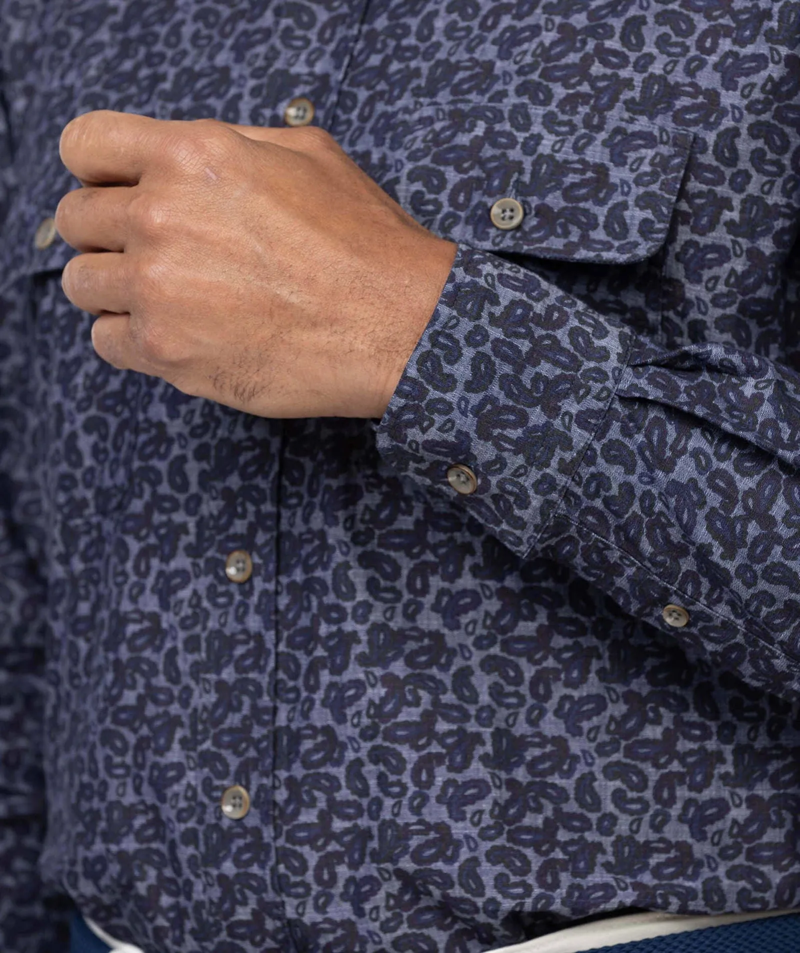 Shepherd Paisley Chambray Workshirt