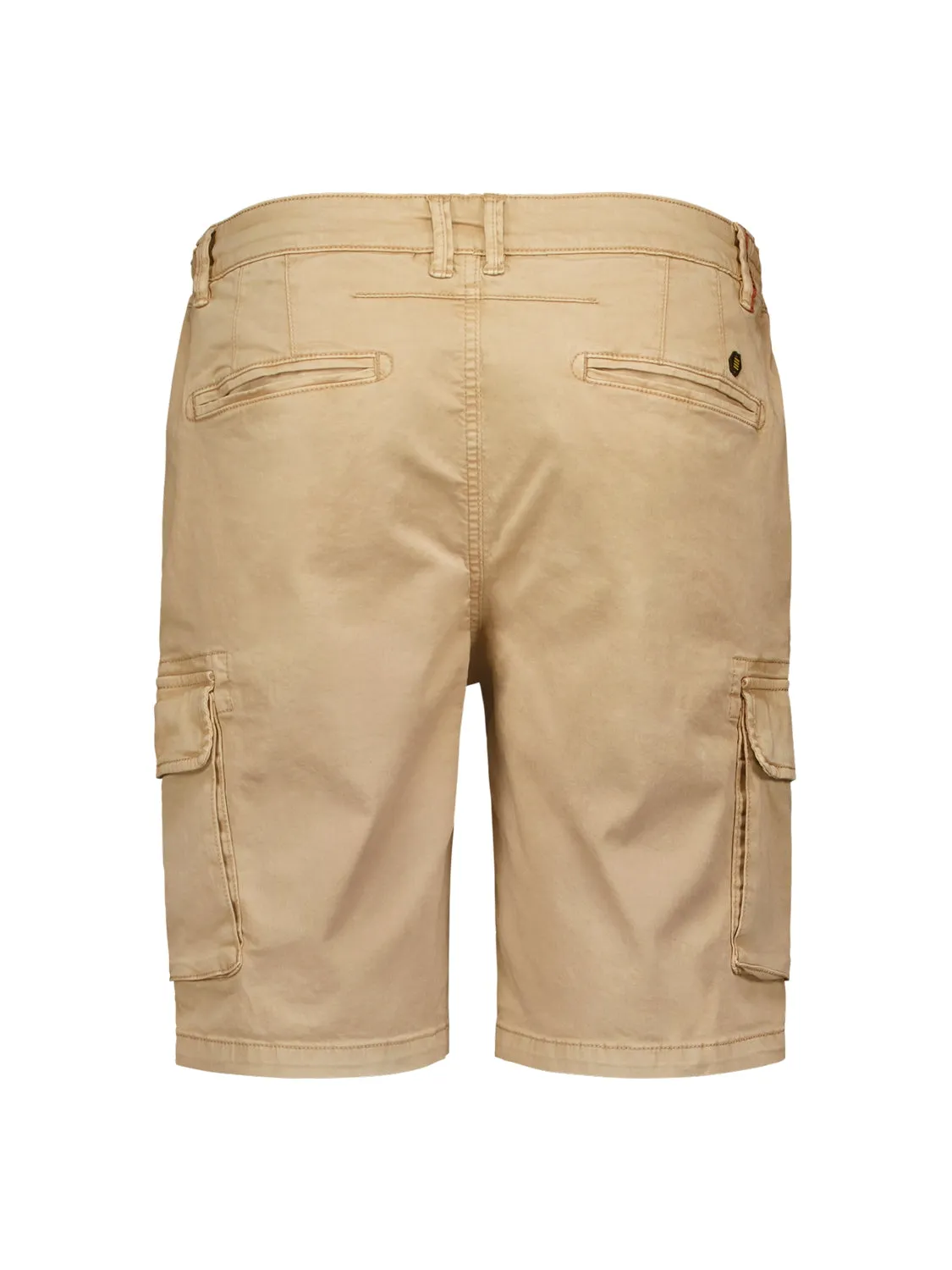 Short Cargo Garment Dyed   Stone Washed Stretch | Sand