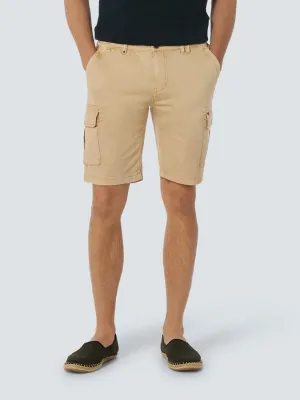 Short Cargo Garment Dyed   Stone Washed Stretch | Sand
