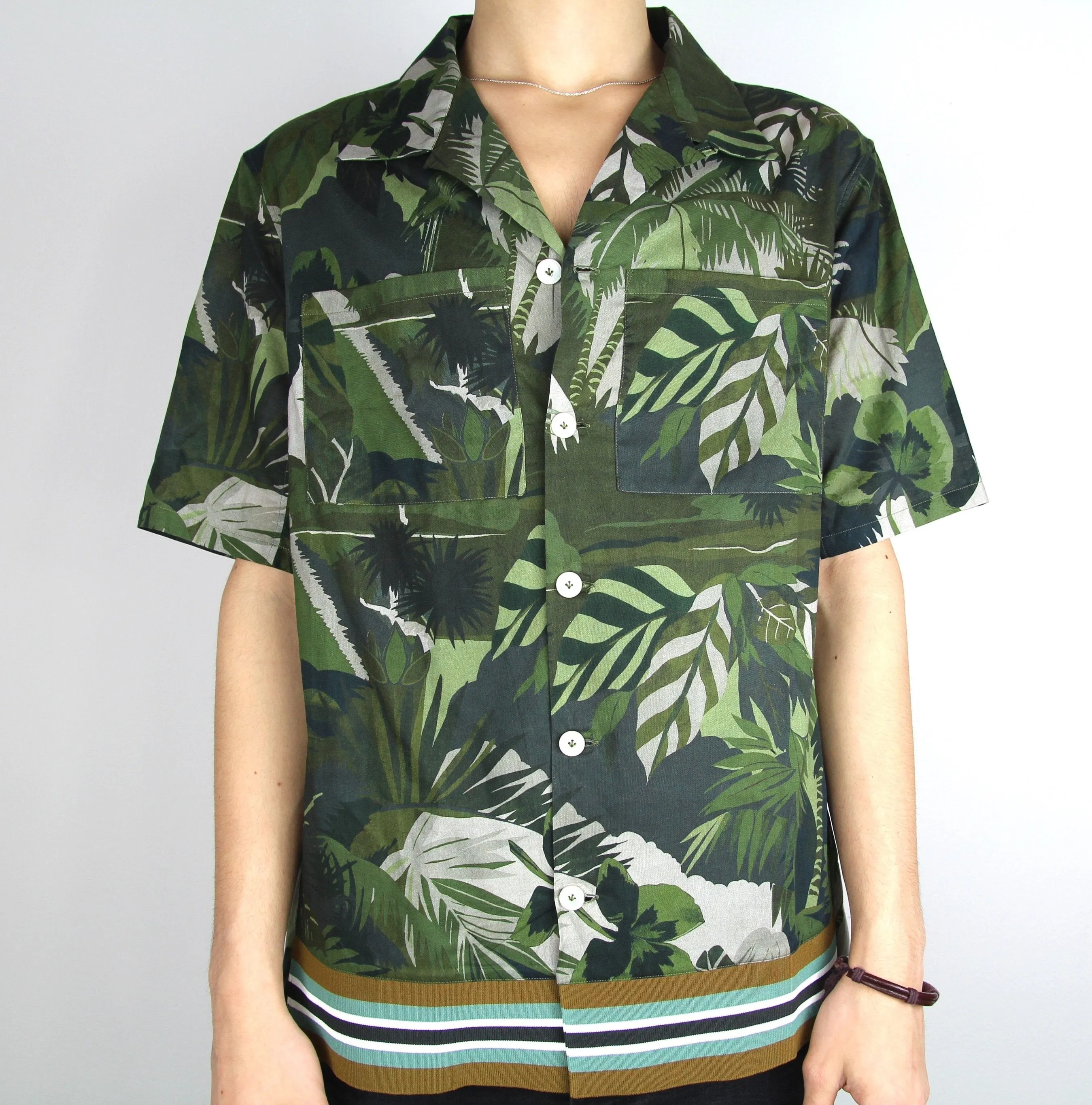 Short Sleeve Camp Collar Shirt