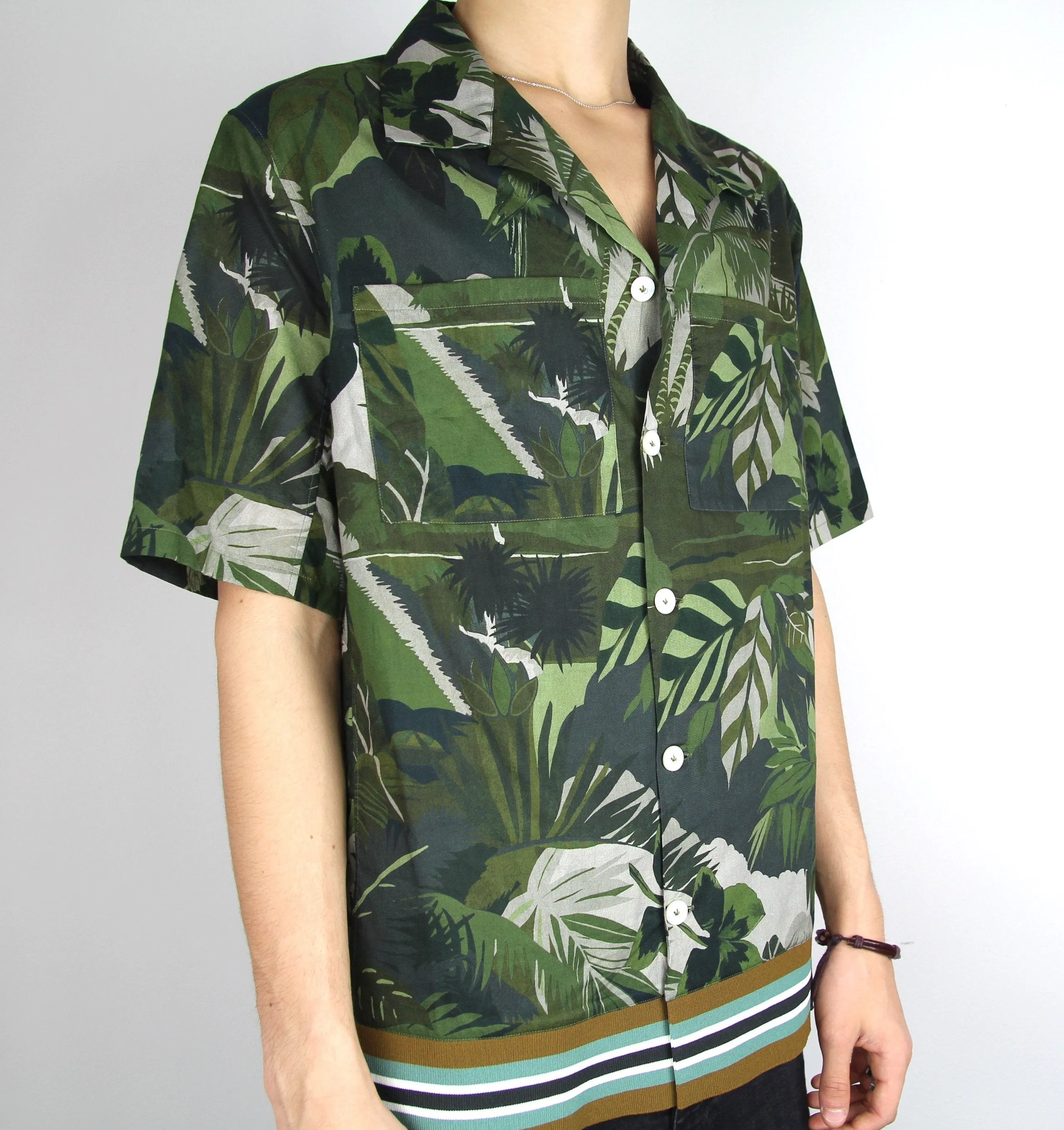 Short Sleeve Camp Collar Shirt
