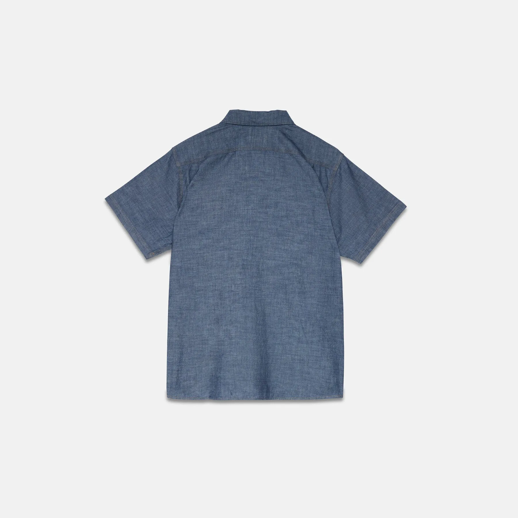 SHORT SLEEVE CHAMBRAY SHIRT