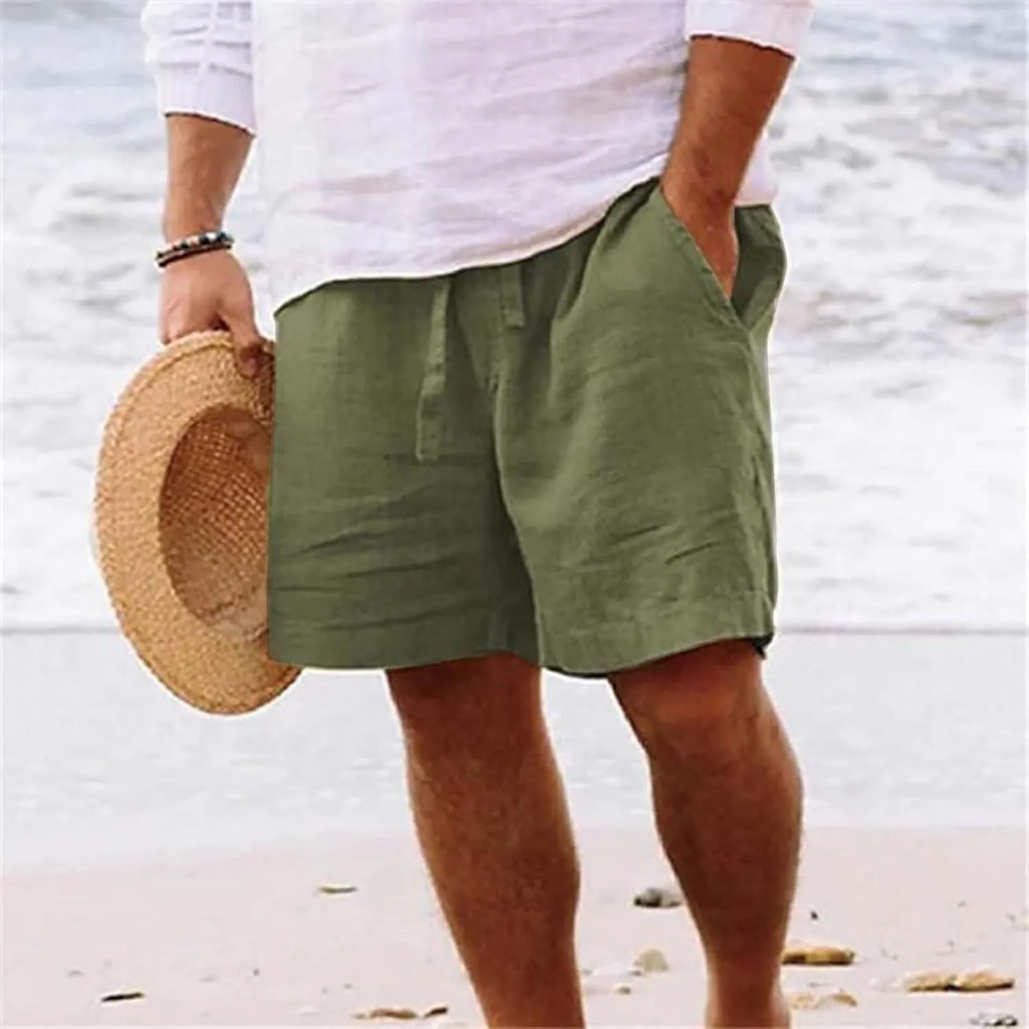 Shorts Men Casual Summer Men's Running Shorts 7 Inch Lightweight Breathable Gym Workout Athletic Shorts Board Shorts