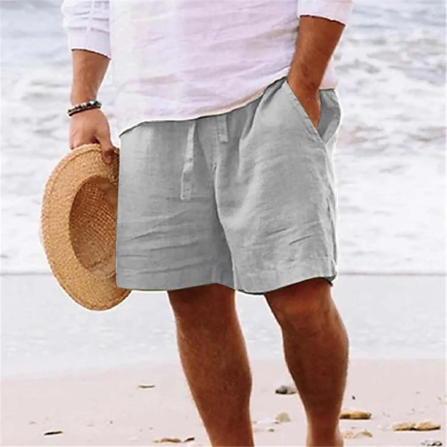 Shorts Men Casual Summer Men's Running Shorts 7 Inch Lightweight Breathable Gym Workout Athletic Shorts Board Shorts