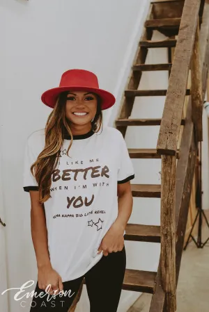 Sigma Kappa Better With You Big Little Reveal Tshirt