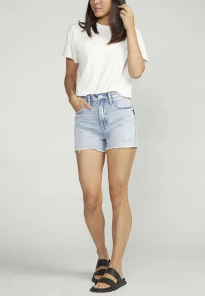 SILVER HIGHLY DESIRABLE HIGH RISE SHORT