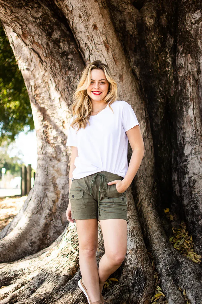 Silver Wishes Cargo Short Black 8