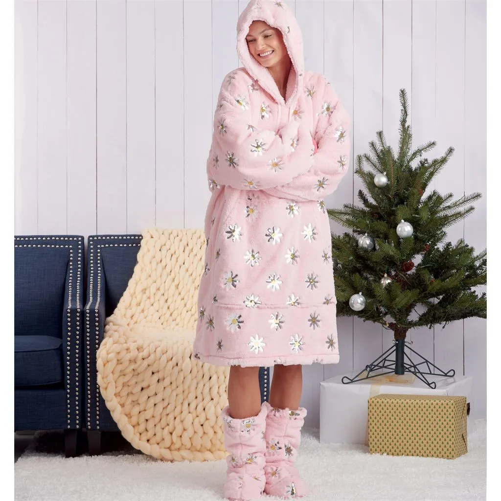 Simplicity Sewing Pattern S9456 Unisex Oversized Hoodies, Pants and Booties