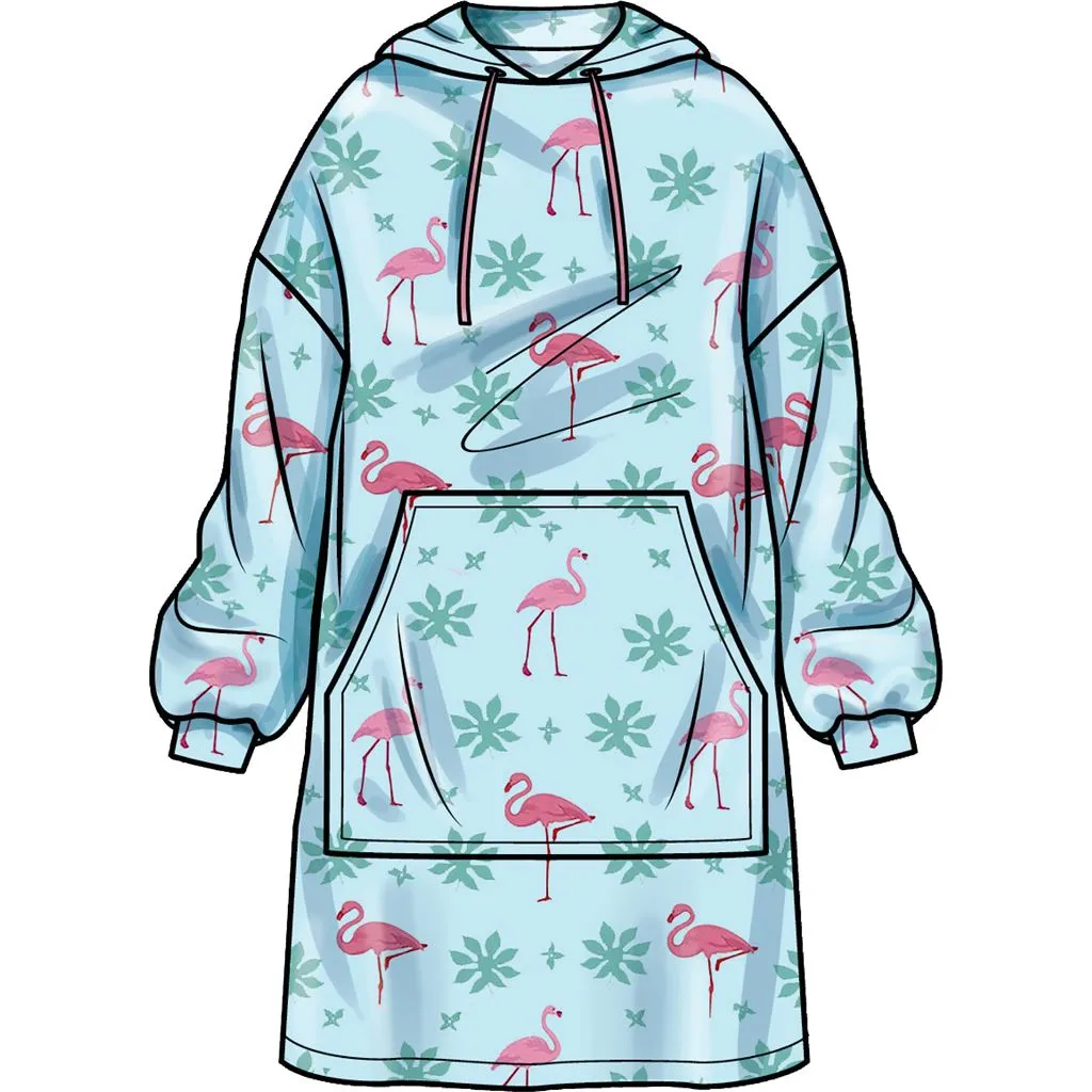 Simplicity Sewing Pattern S9456 Unisex Oversized Hoodies, Pants and Booties