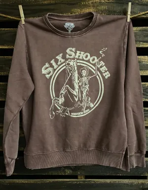 Six Shooter Acid Wash Relaxed fit Sweatshirt