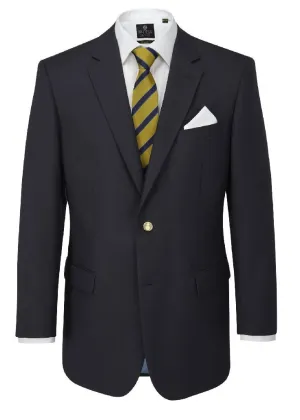 Skopes Classic fit Wool Blend Blazer Jacket Henley in Nave Size 36-60