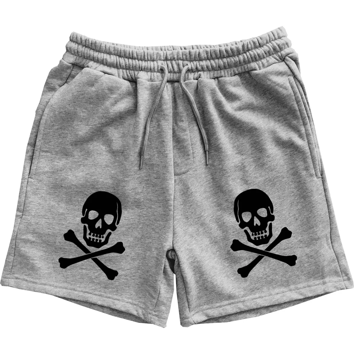 Skull And Crossbones Mens Sweat Shorts