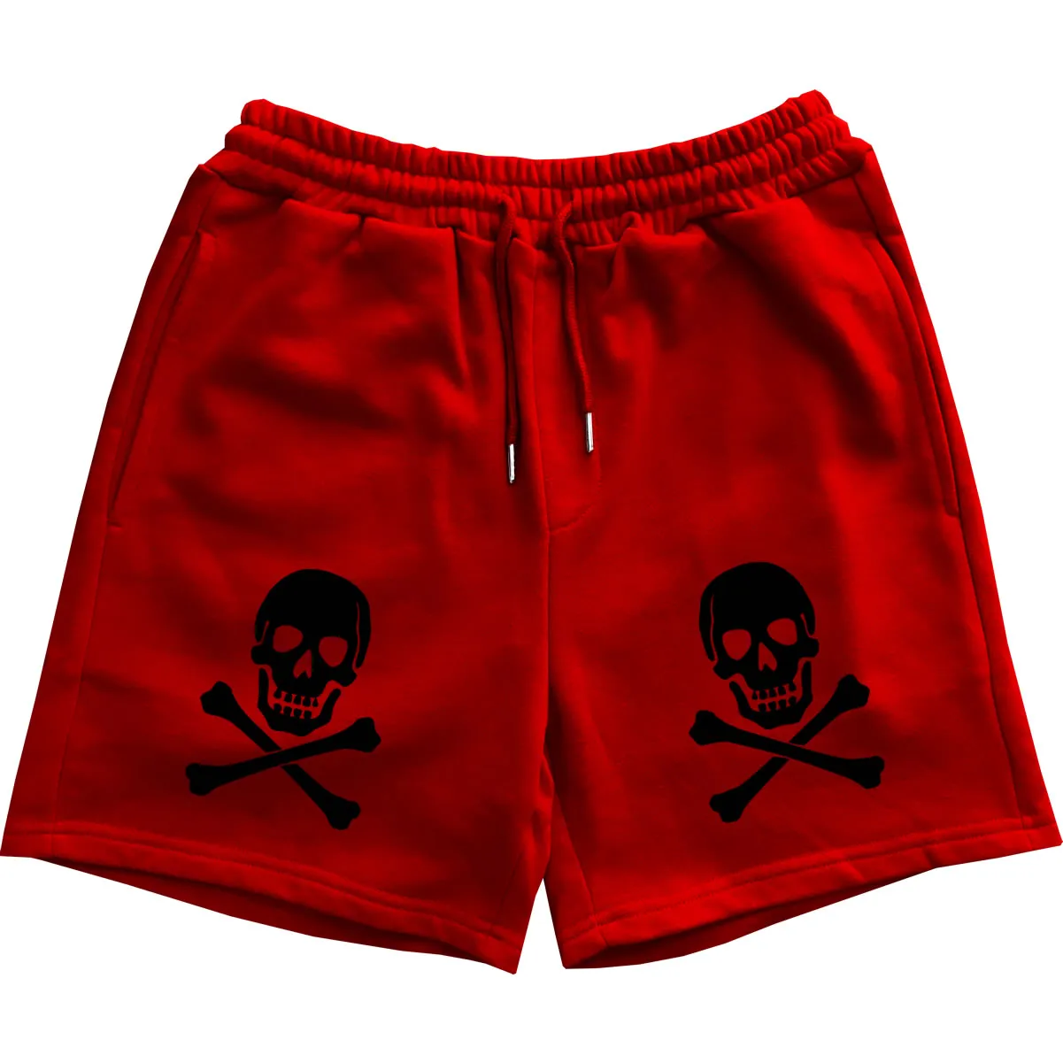 Skull And Crossbones Mens Sweat Shorts
