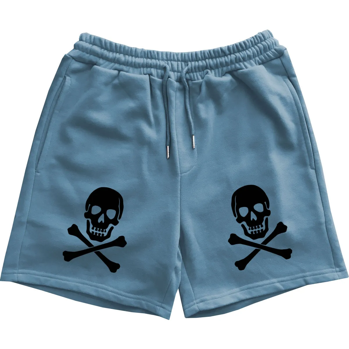 Skull And Crossbones Mens Sweat Shorts