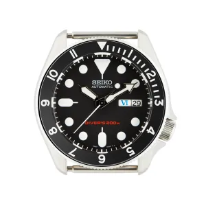 SKX007/SRPD Ceramic Bezel Insert: Milspec Style Black