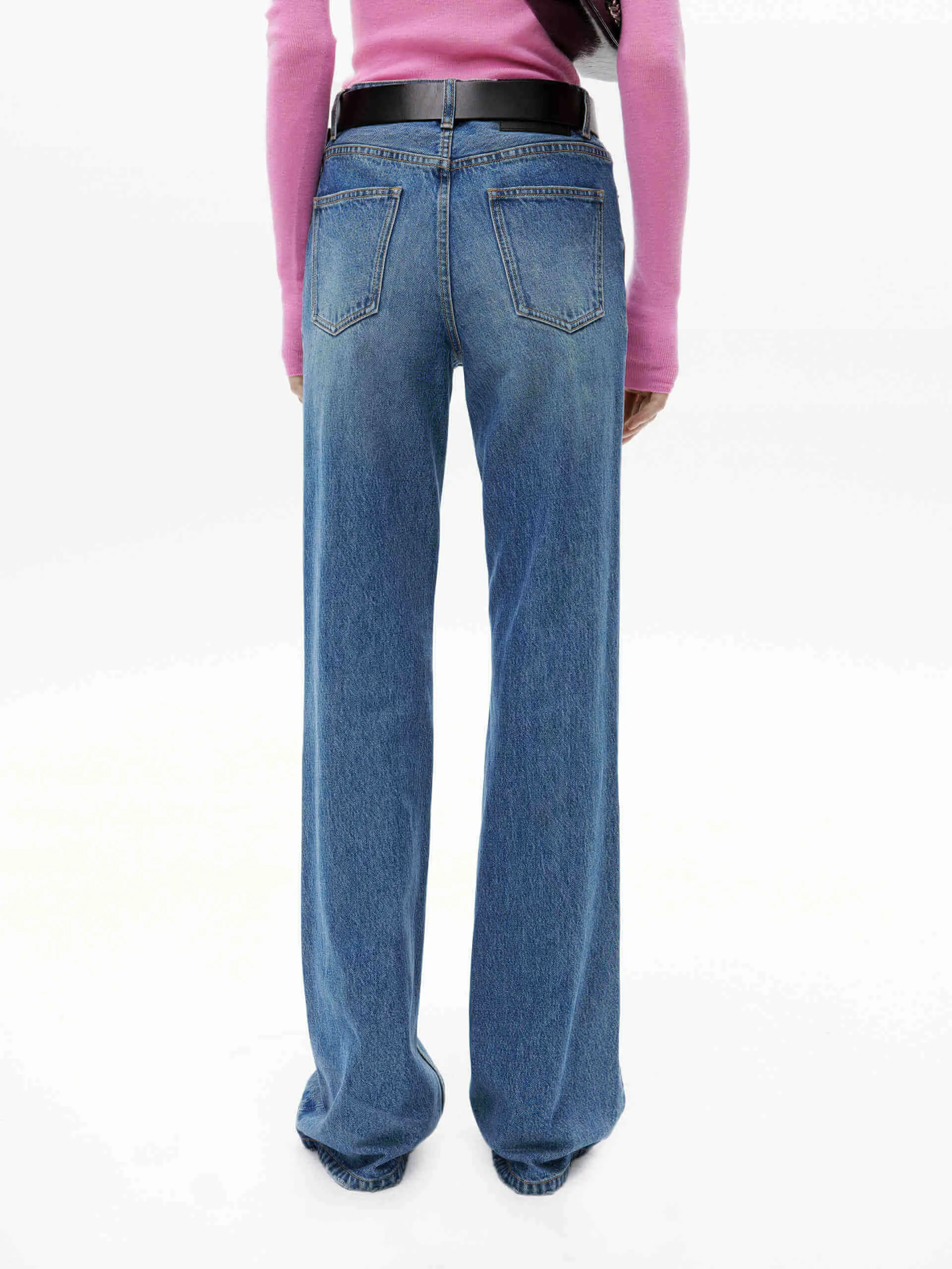 Slightly Flared Cotton Jeans