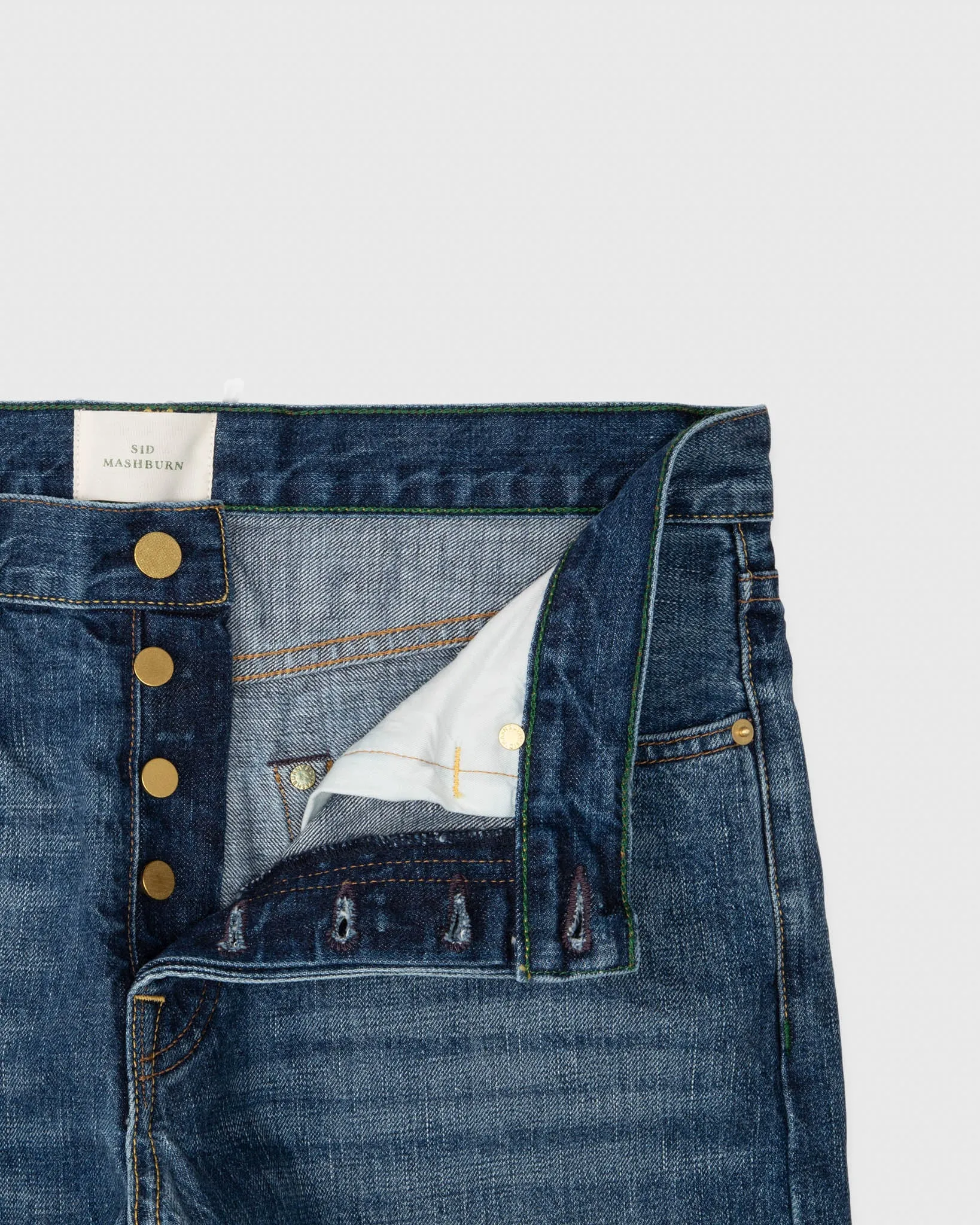 Slim Straight Jean in Japanese Selvedge Deep Indigo Denim
