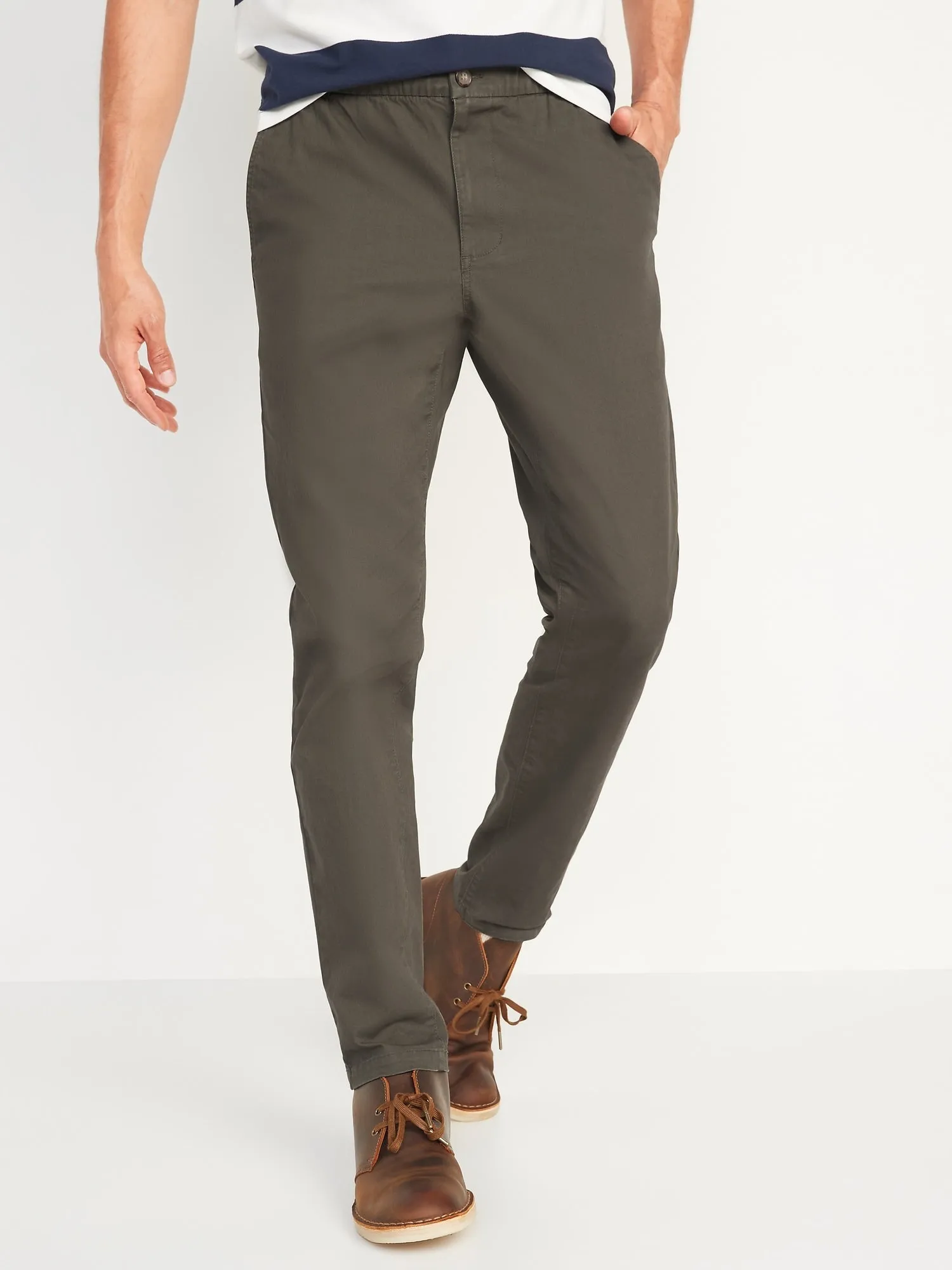 Slim Taper Built-In Flex OGC Chino Pants for Men
