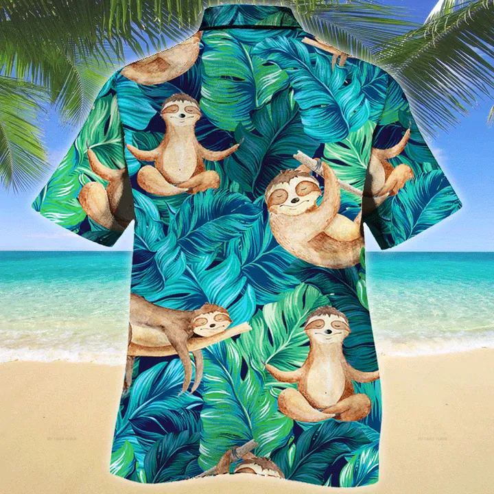 Sloth Lovers Gift Hawaiian Shirt, Animal Hawaiian Shirt Men, women, Gift for Sloth lovers