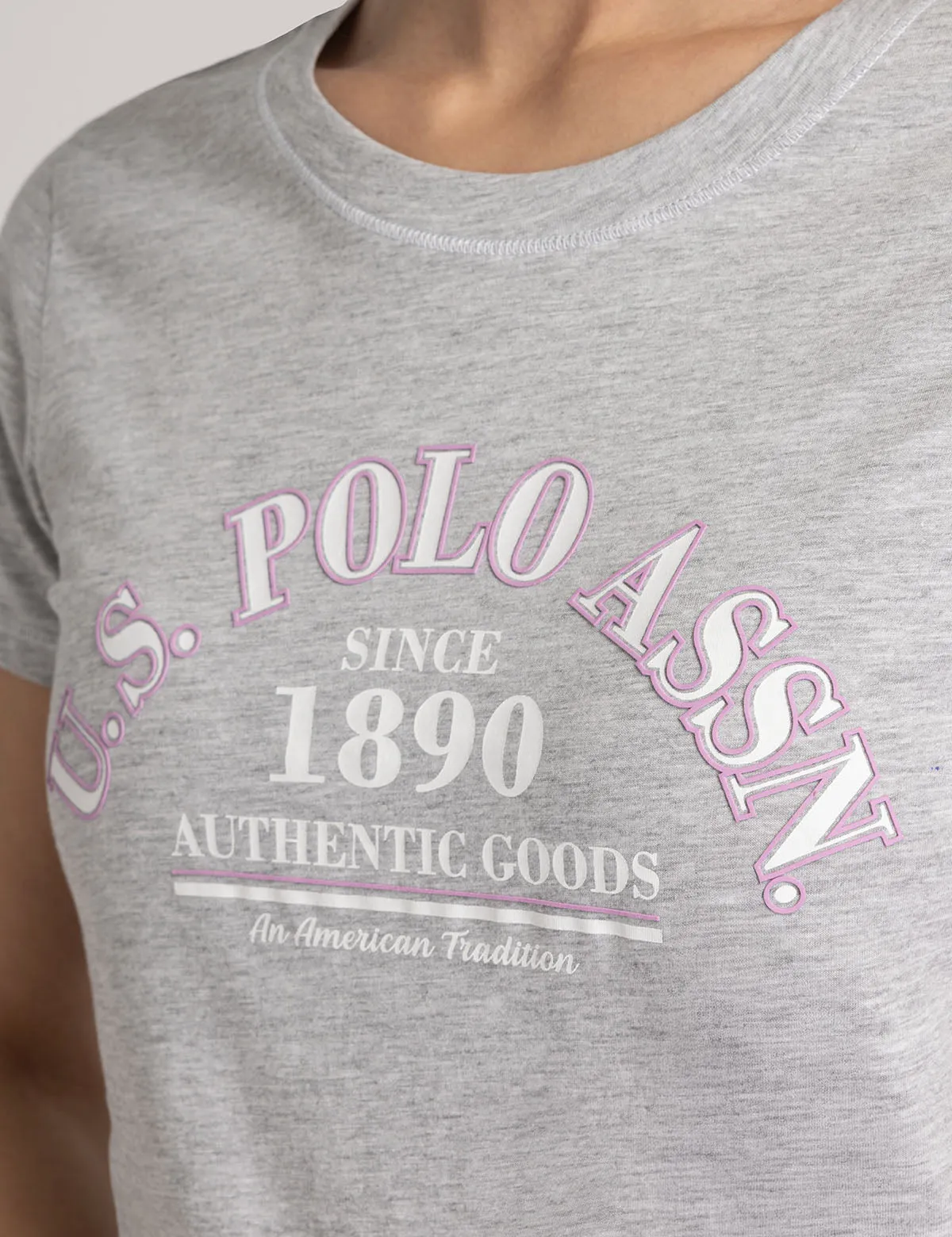 SMALL SOFT CREST RINGER JERSEY T-SHIRT