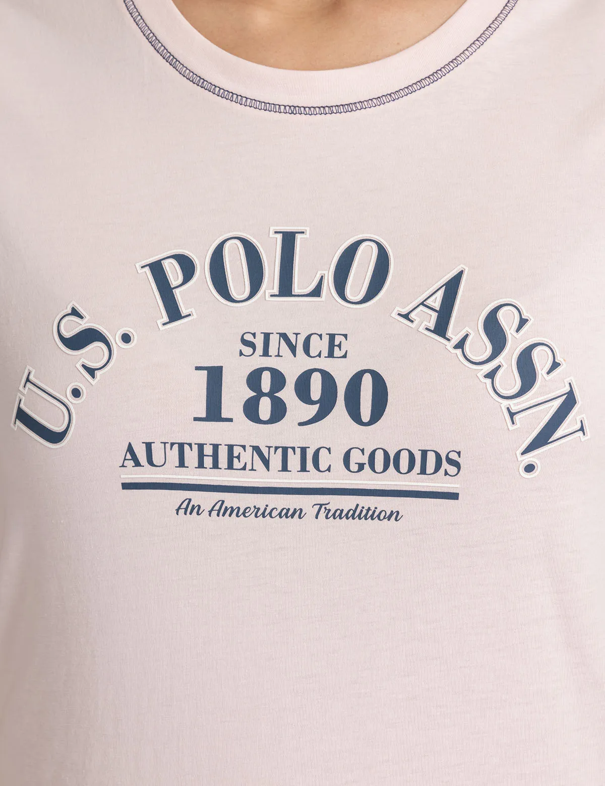 SMALL SOFT CREST RINGER JERSEY T-SHIRT
