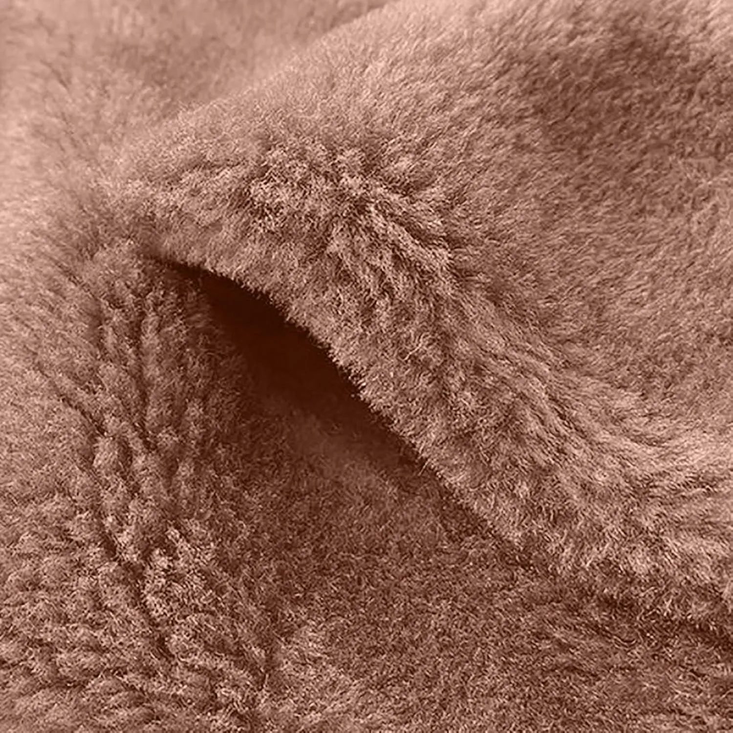 SMIDOW Fuzzy Fleece Coat For Womens Fall Fashion 2023 Standing Collar Warm Cardigan Zipper Fluffy Jackets Outerwear