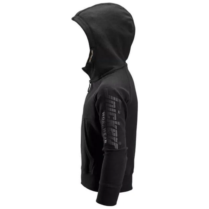 Snickers 7512 Junior Logo Hoodie - Black