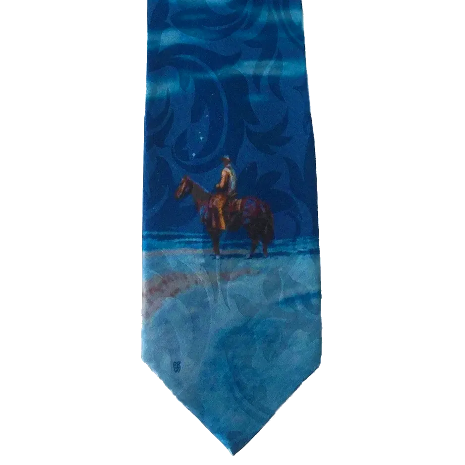 Snow Painting Silk Tie