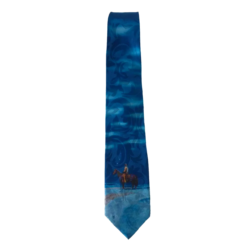 Snow Painting Silk Tie