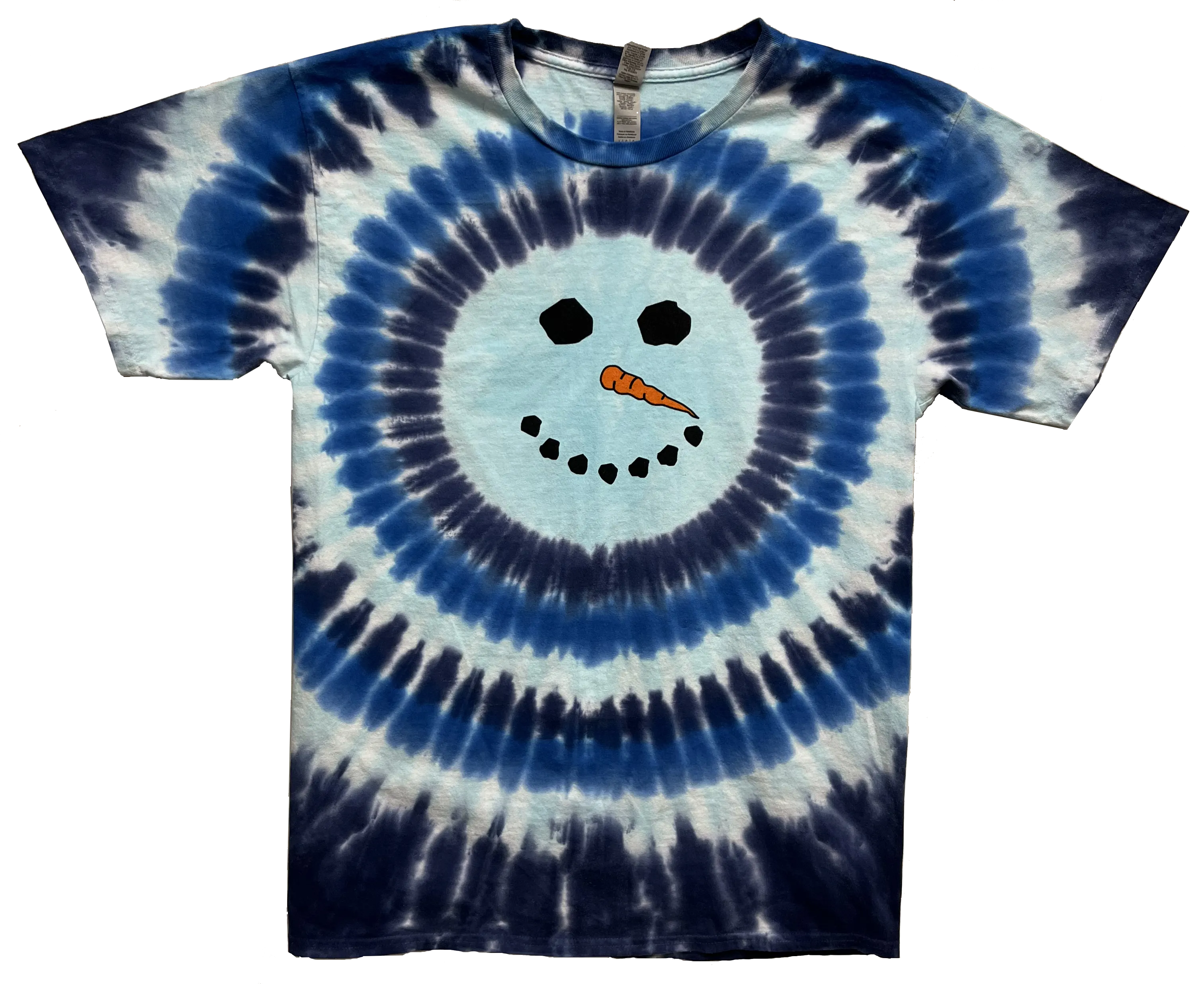 Snowman Youth tie dye t-shirt