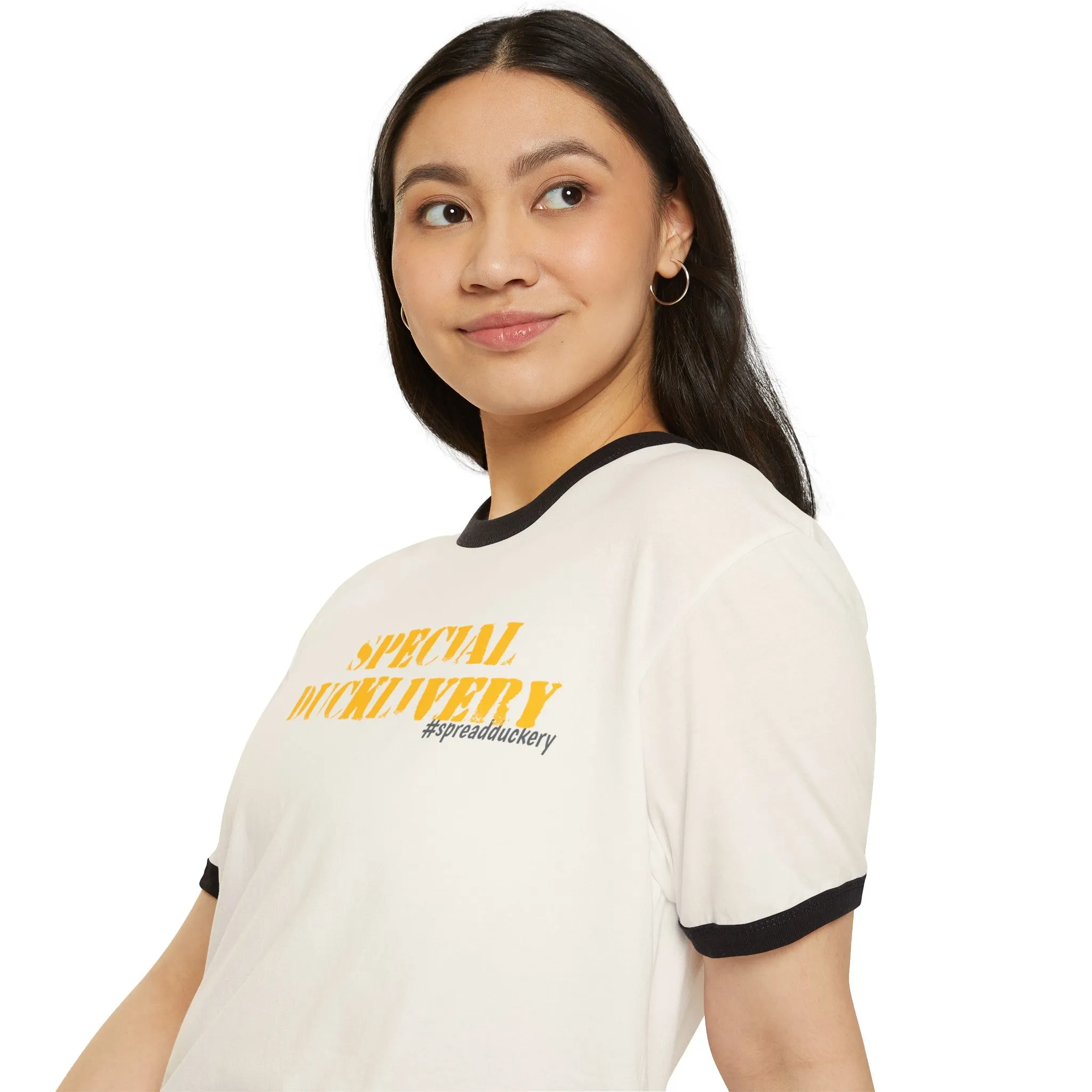 Special Ducklivery Cotton Ringer T-Shirt