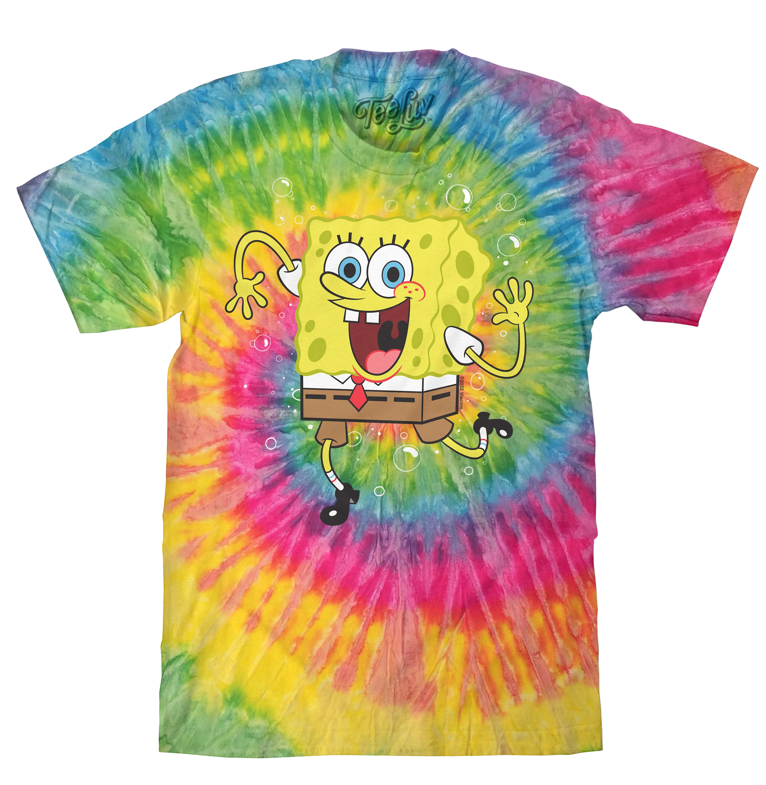 Spongebob Squarepants Tie Dye T-Shirt - Saturn Tie Dye