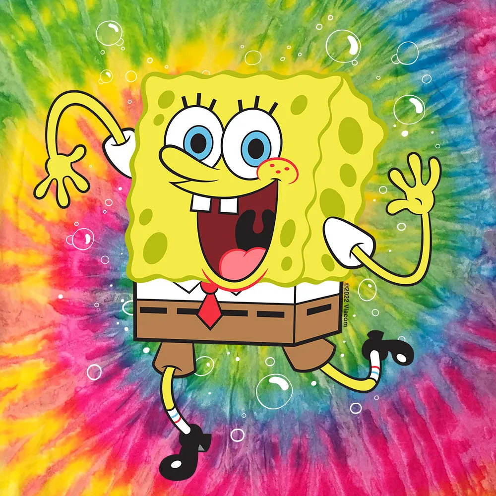 Spongebob Squarepants Tie Dye T-Shirt - Saturn Tie Dye