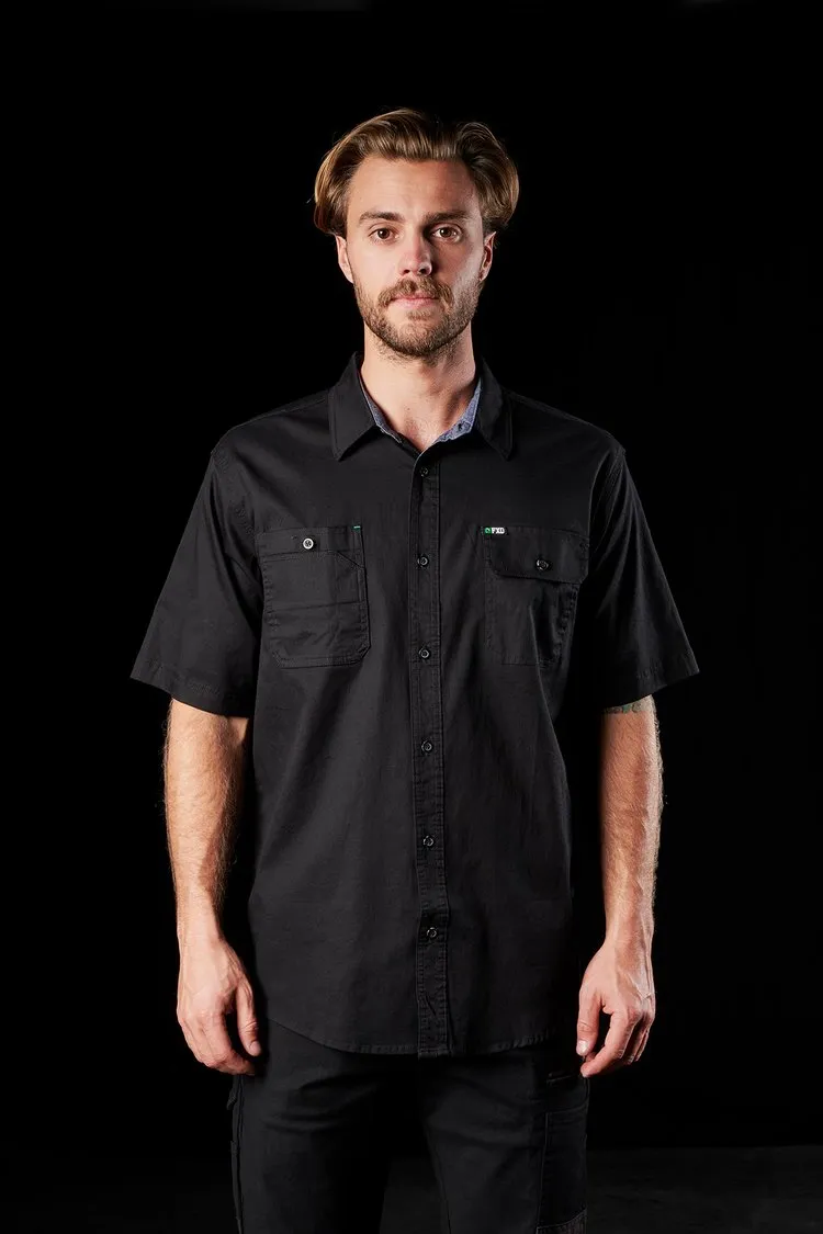 SSH1 - FXD SHORT SLEEVE STRETCH WORK SHIRT NAVY
