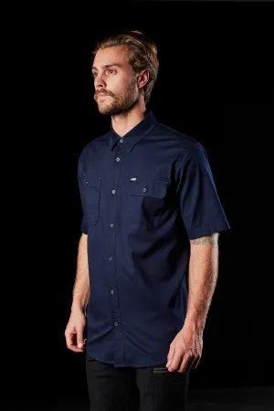 SSH1 - FXD SHORT SLEEVE STRETCH WORK SHIRT NAVY