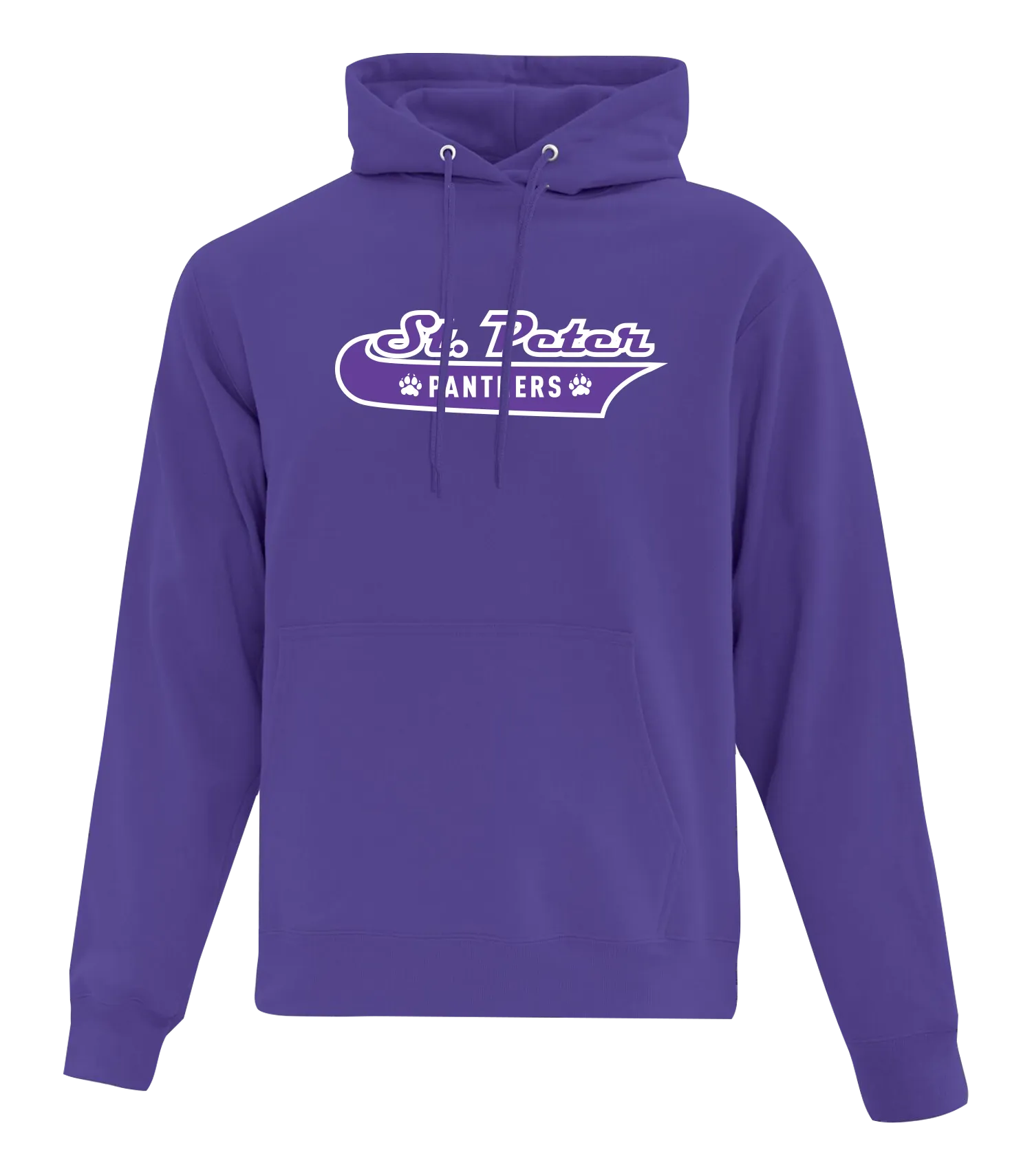 St. Peter Youth Cotton Pull Over Hooded Sweatshirt with Embroidered Logo