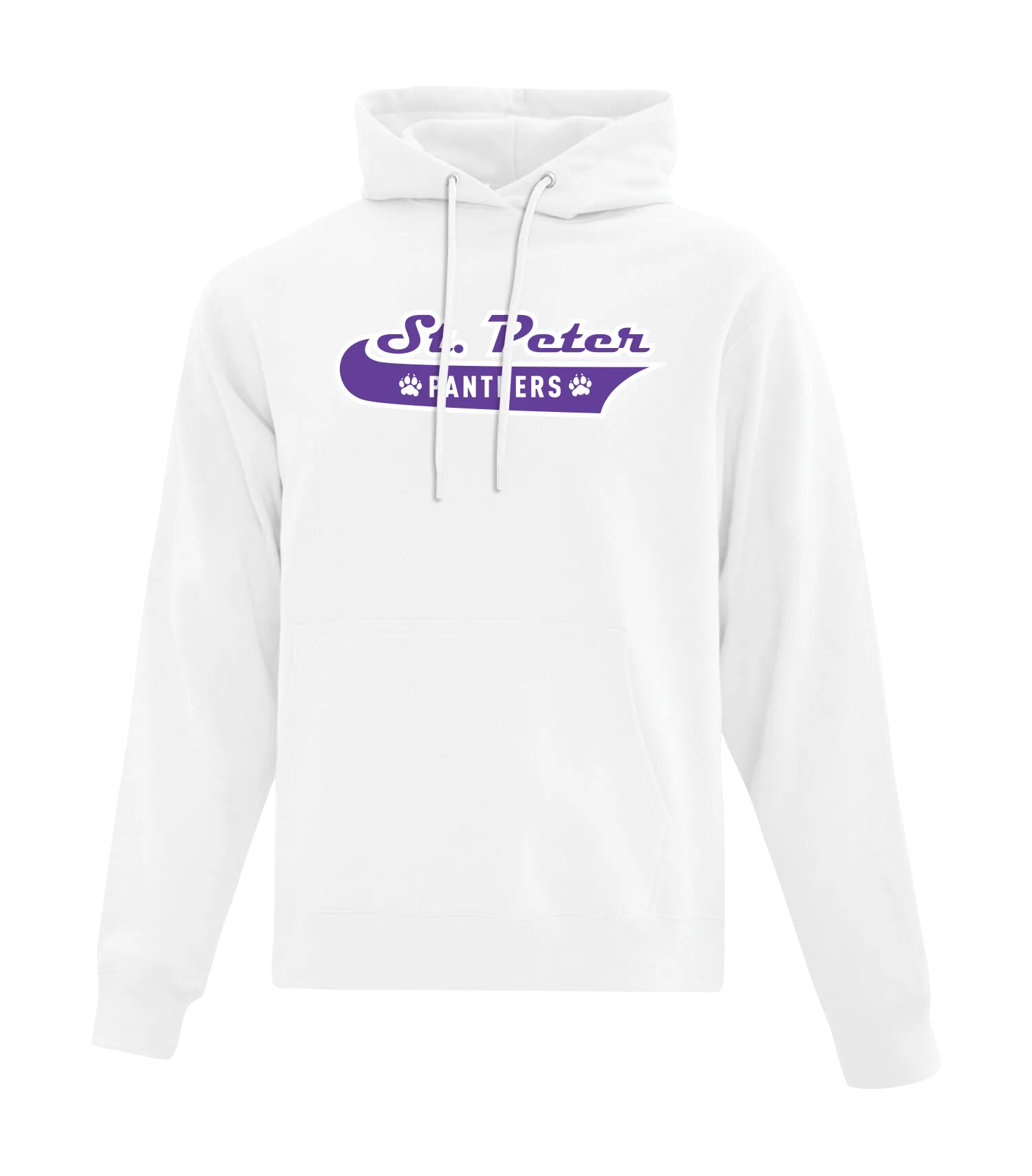 St. Peter Youth Cotton Pull Over Hooded Sweatshirt with Embroidered Logo